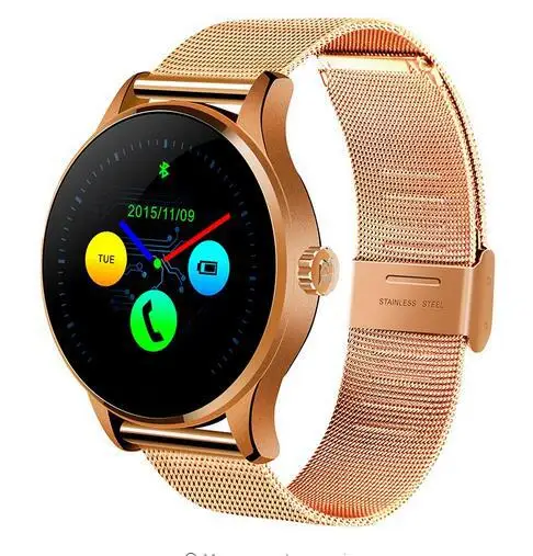 

Newest waterproof K88H smart watch wearable devices health digital reloj inteligente smartwatch for iOS android gear phone, Black;silver or gold