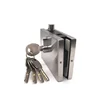 Glass Door Long Top Sliding Clamp The Stainless Steel Key Accessory Security Lock Patch Fitting