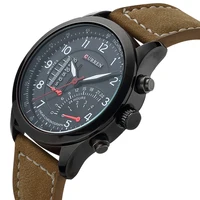 

CURREN 8152 Men's Quartz Watches Top Brand Luxury Men Wristwatches Men Military Leather Relogio Masculino Sports Watch