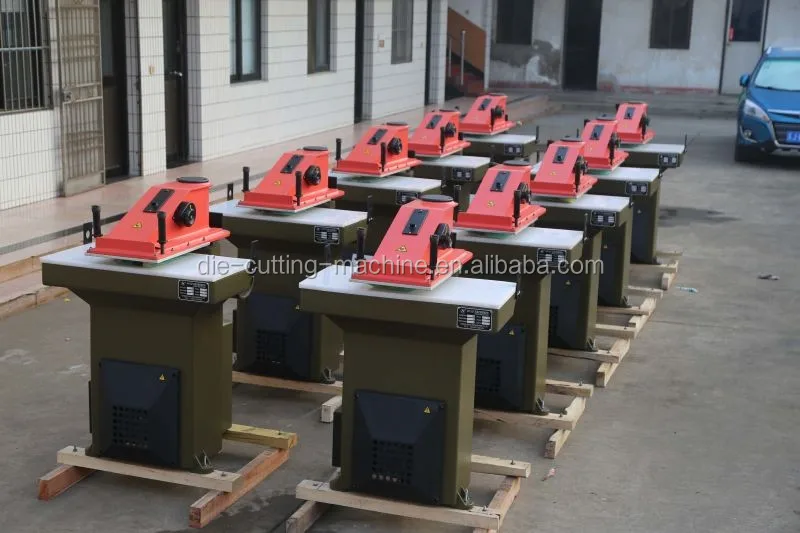 
16T swing arm manual leather press cutter 