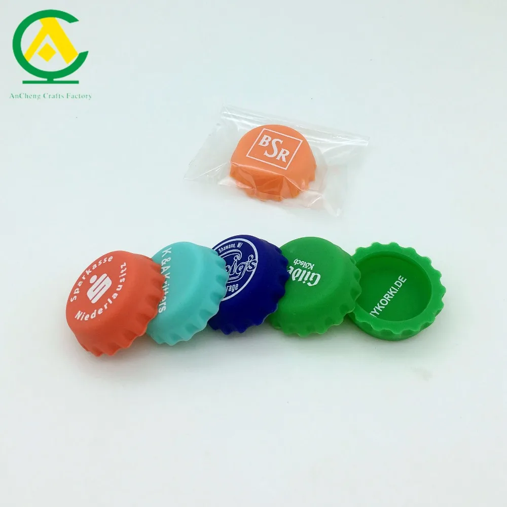 plastic beer caps