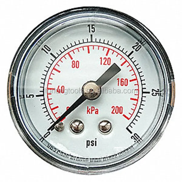 30 Psi Air Testing Gauge With 