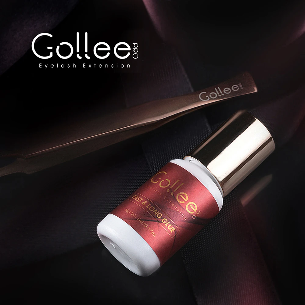 

Gollee Custom Latex Free Adhesive Individual Korea Private Label Lash Extension Glue Vegan Medical Grade Eyelash Extension Glue