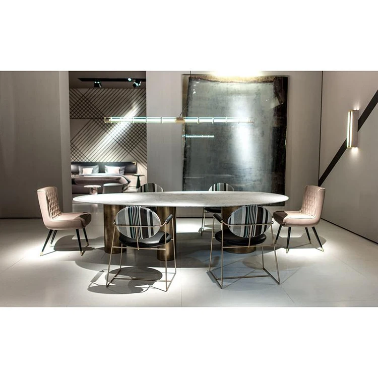 Wholesale custom classic designed luxury furniture elegant coffee restaurant vintage armrest modern leather  dining chair