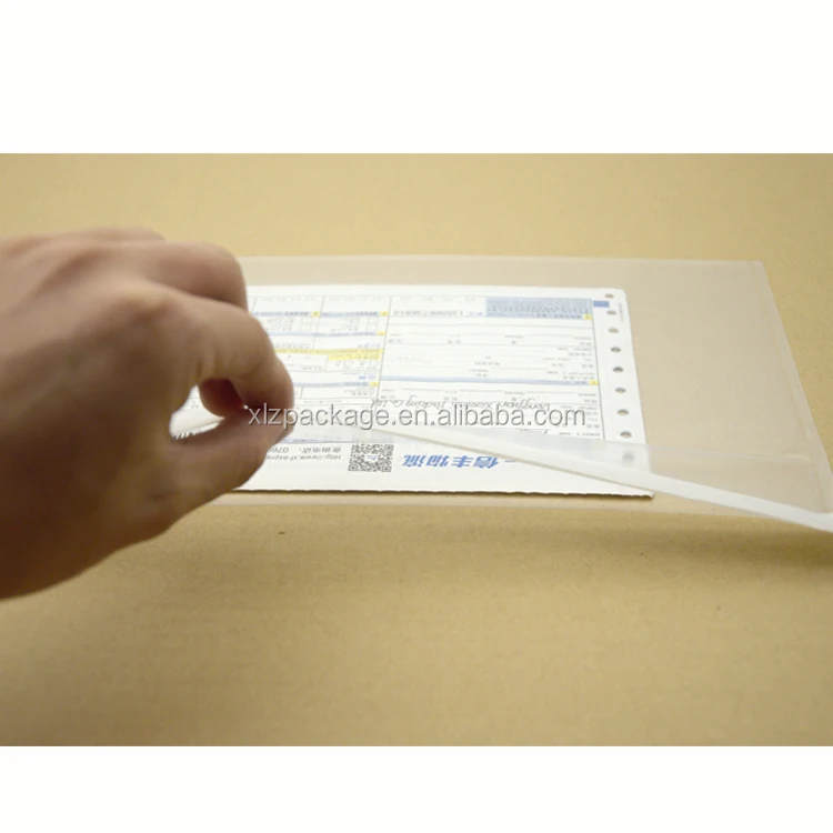 Waterproof Document Enclosed Invoice Envelope Wallets Packing List