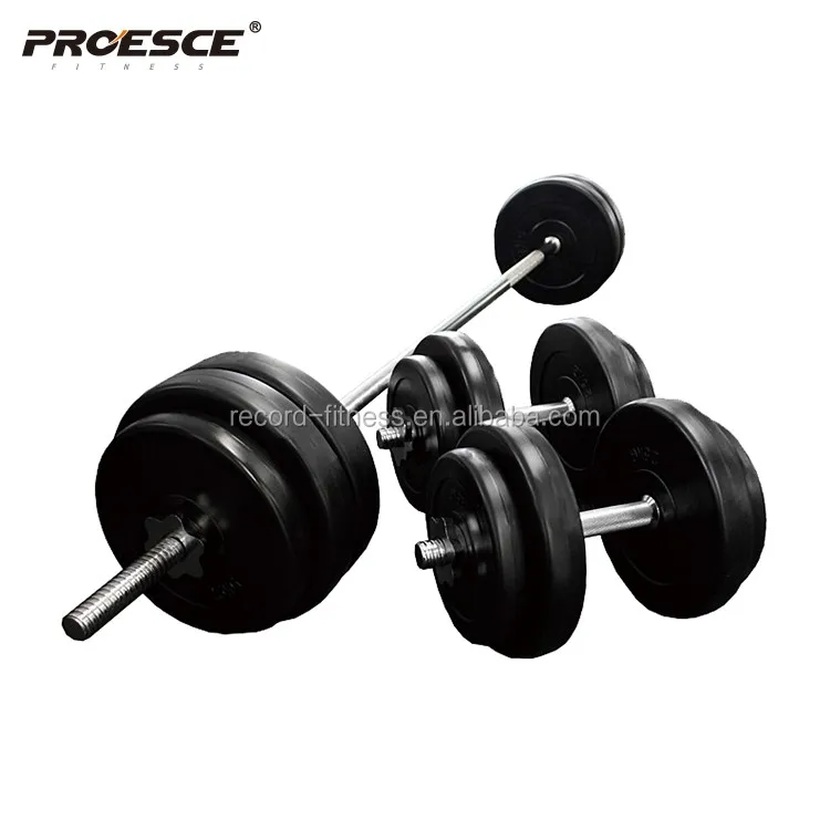 50kg Plastic Cement Barbell Set Buy Cement Barbell Set,Plastic Cement