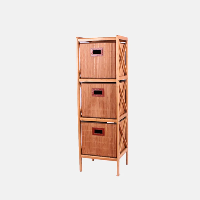 2019 Wholesale Portable Clothes Bedroom Home Bamboo Wooden Storage