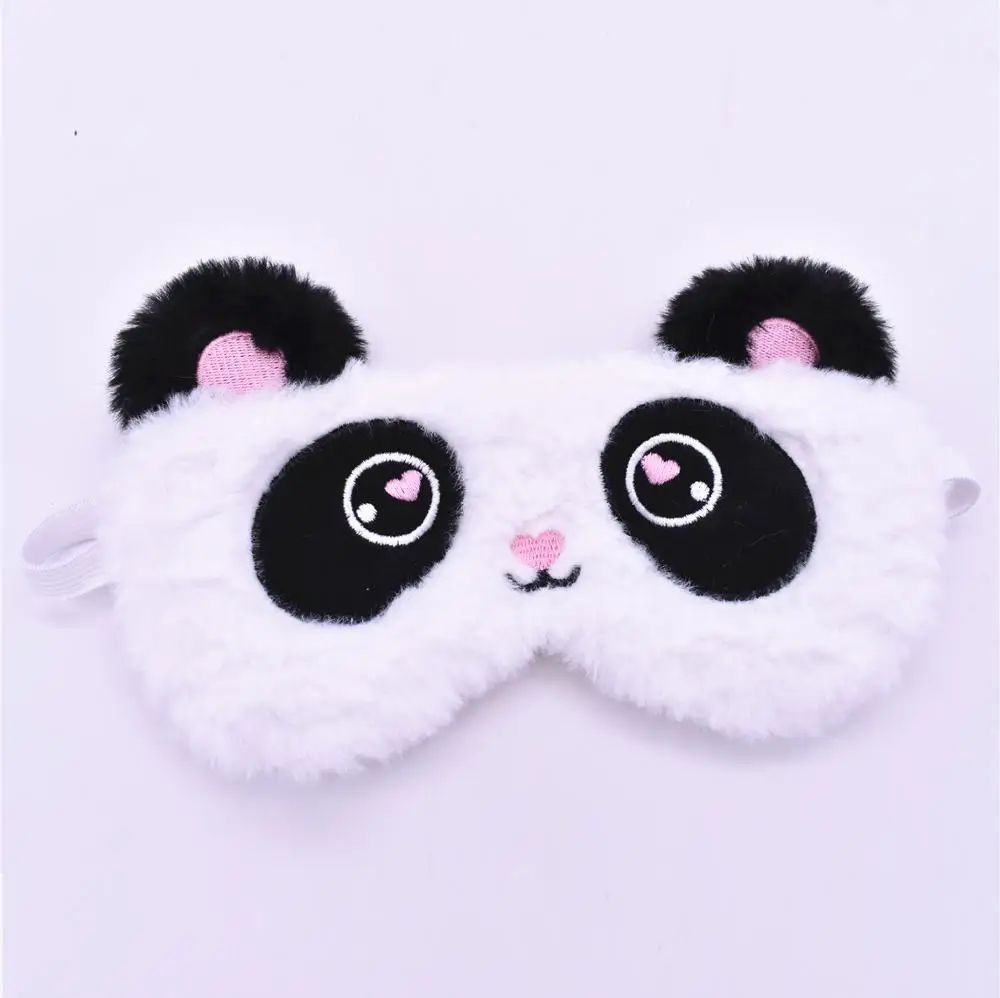

Cute Panda shape Sleep Mask Soft Plush Blindfold Eye Mask for Girls, N/a