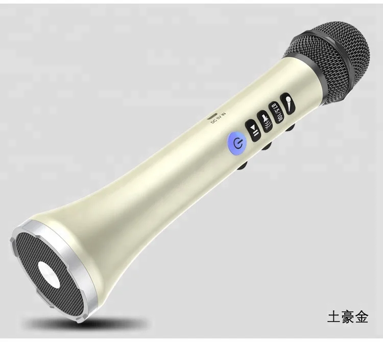 

High quality 15 trumpet, Professional Grassot wheatcore Karaoke wireless microphone speaker L698 Factory supply