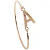 PES fine Jewelry! Simple New Arrival Design Eternally Haute Initial Letter Customerized Bangles (PES90-075)
