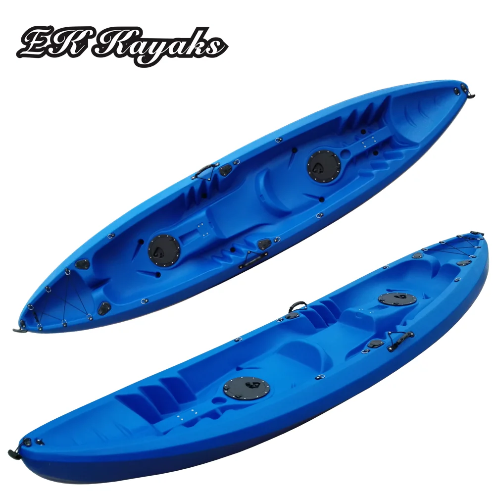 Rotomolded 3 Seats Kayak For Adults And Child Family Fishing - Buy