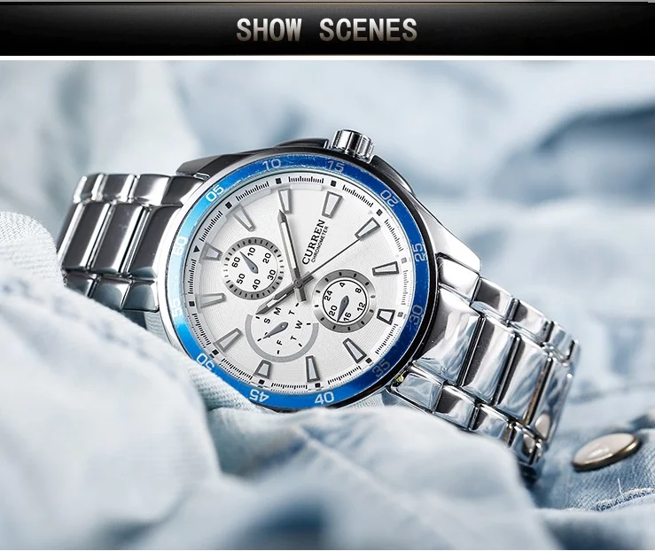 curren quartz chronometer