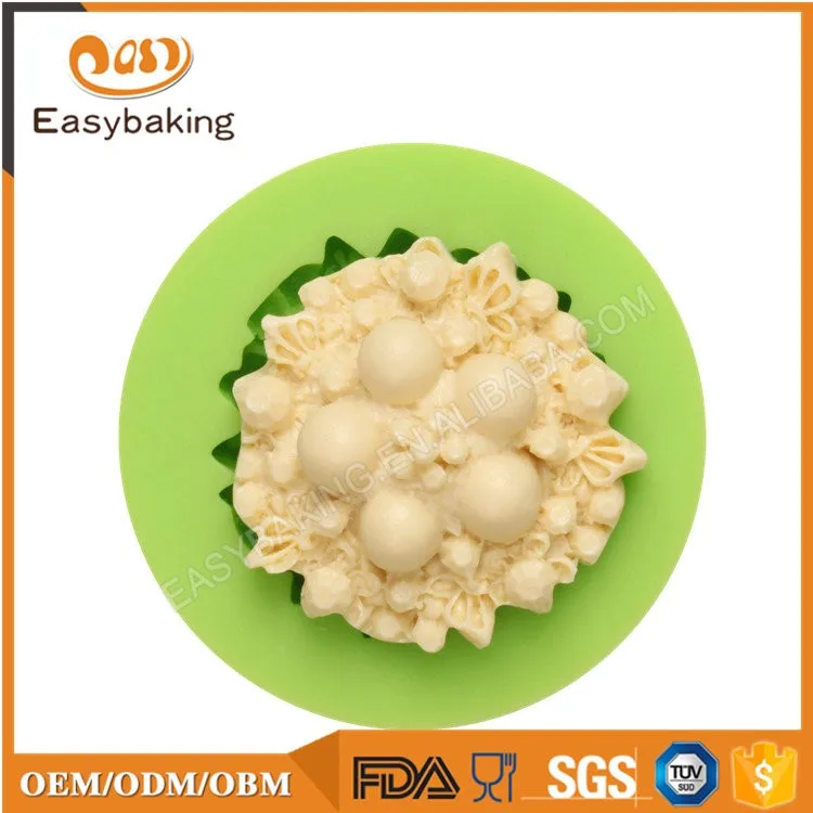 ES-3706 Gorgeous pendant silicone fondant molds for cake decoration