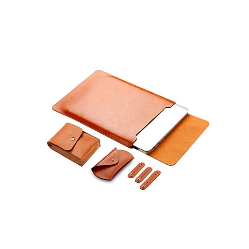 

Factory Handmade Microfiber Leather Bag Laptop Sleeve for Macbook Air, Customized color