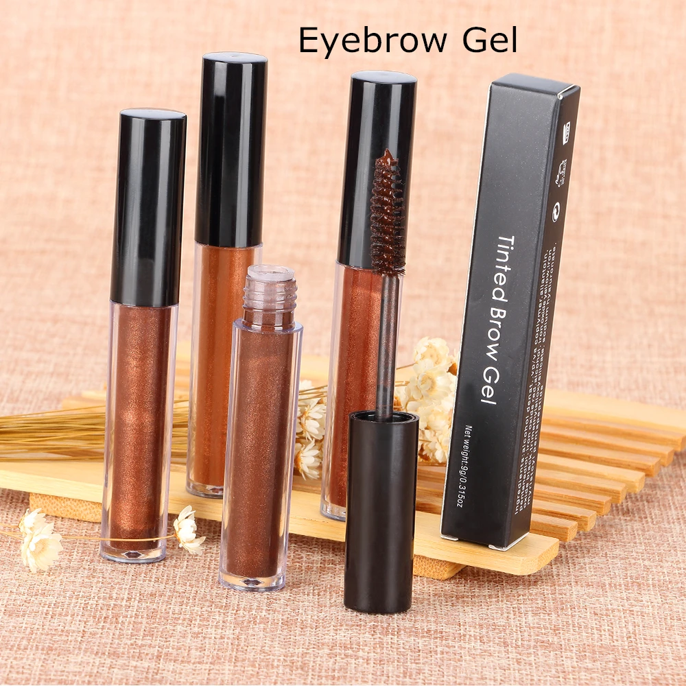 In Stock Waterproof Mascara Dye Eyebrow Gel 4 Colors Eyebrow Mascara