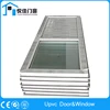 Fashional upvc glass door fitting a double glazed door