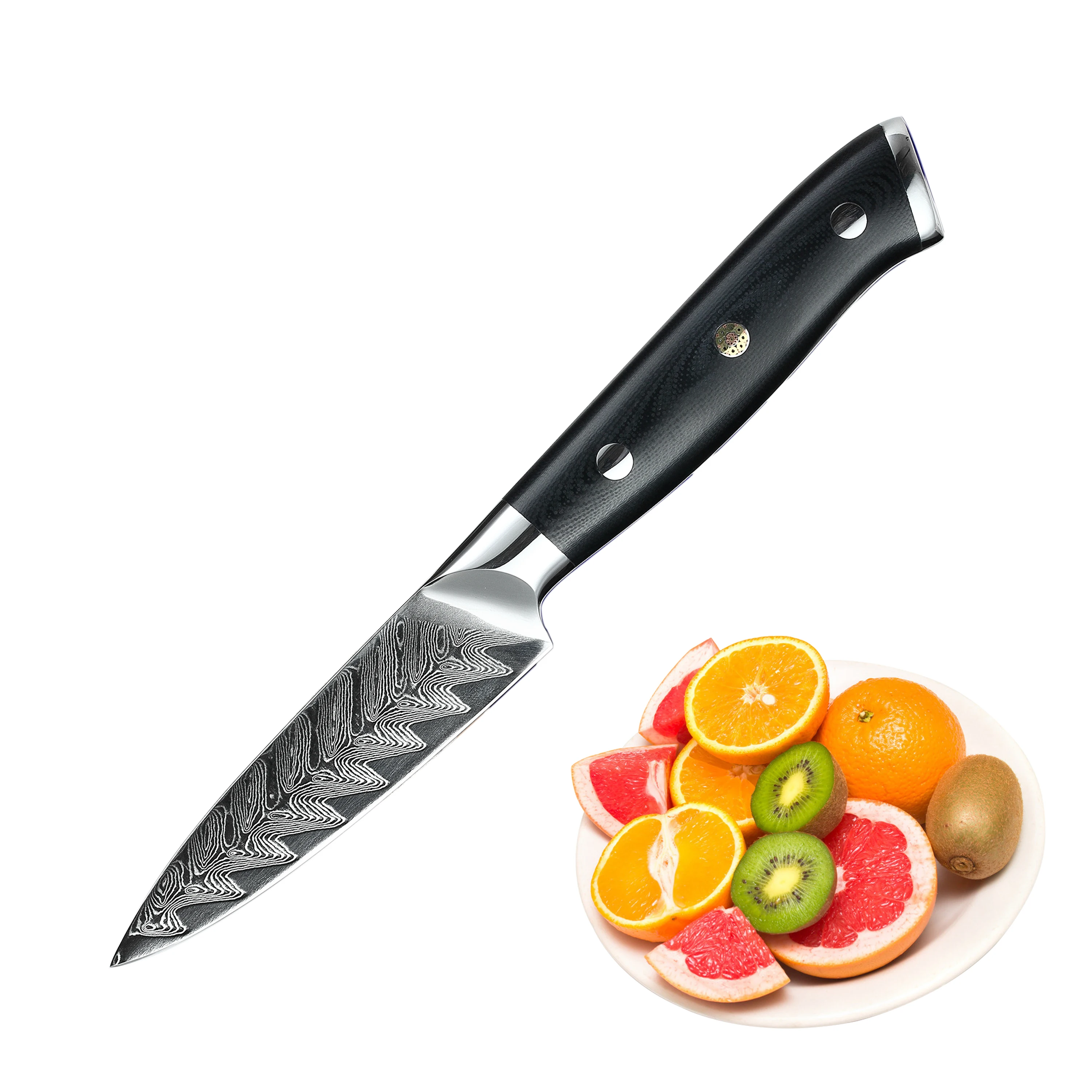 

Durable OEM turkish fruit peel damascus pare knife