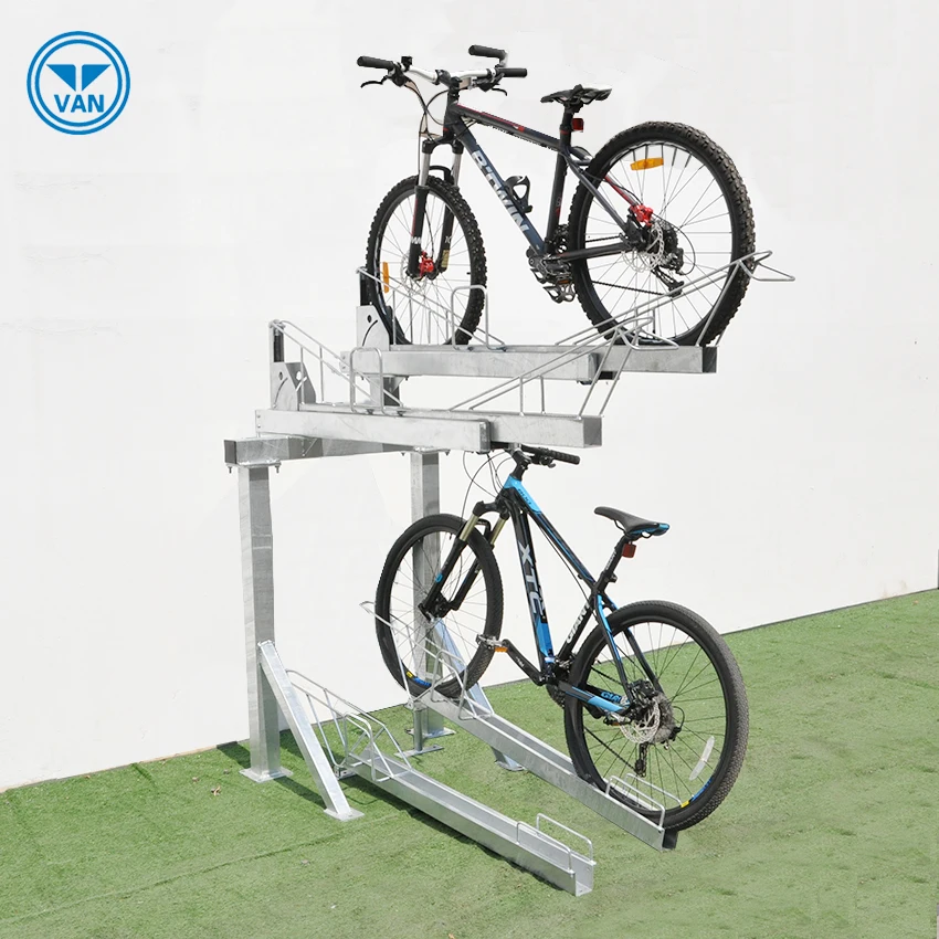 double decker bike rack