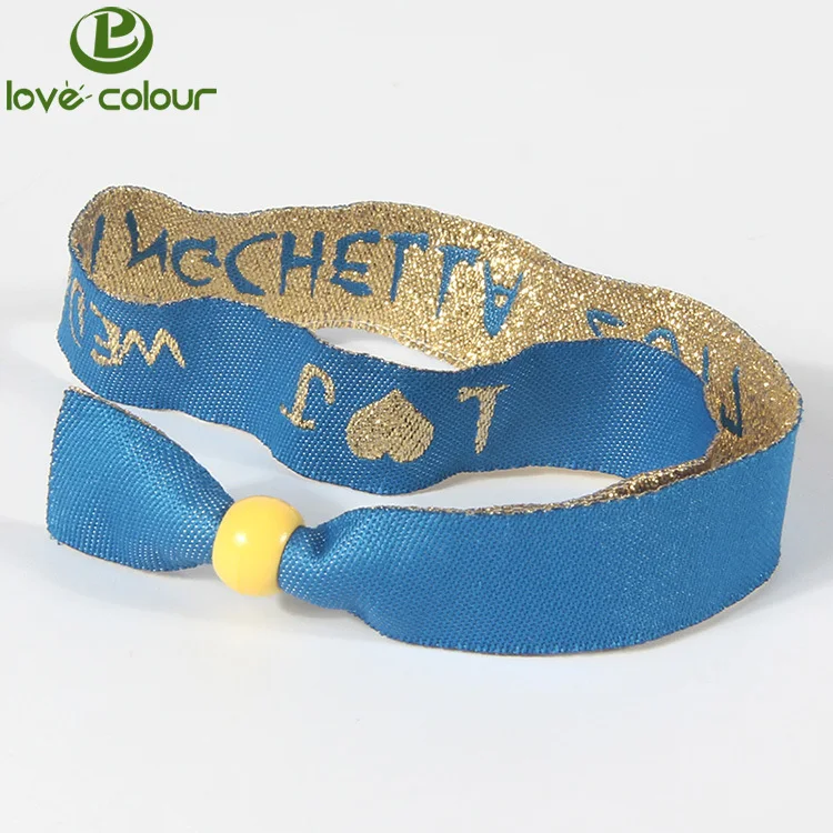 golden logo wristband1