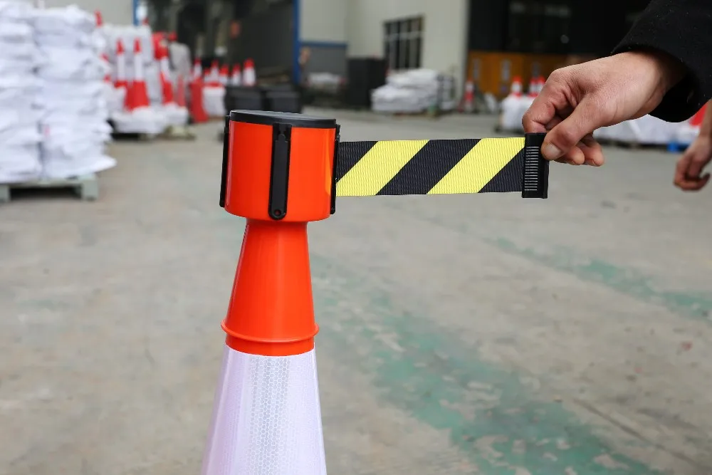 PE Retractable Barricade Tape - Durable & Versatile Barrier