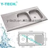 YK-1260 Restaurant Used Commercial Stainless Steel Kitchen Sink Made in China