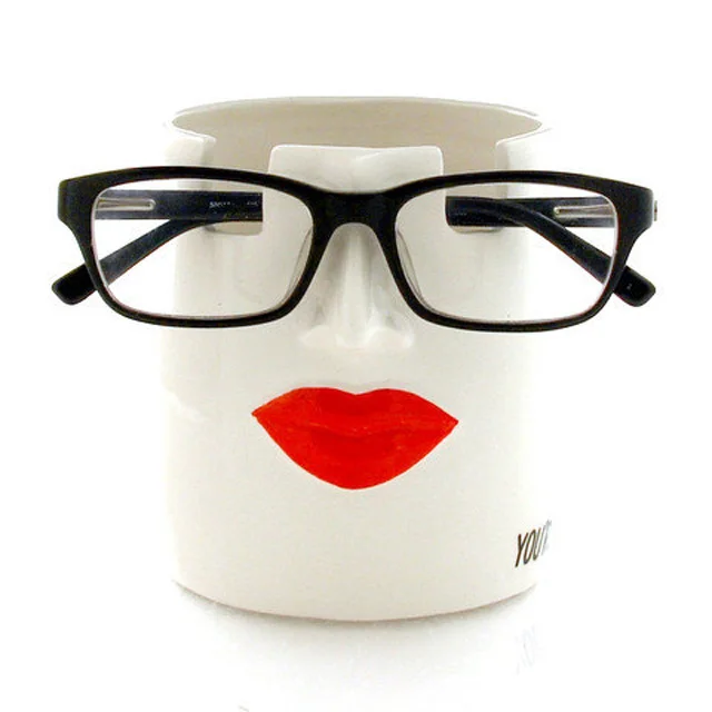 Hot Sale Desk Decorative Pen Pencil Pot Ceramic Eyeglass Holder