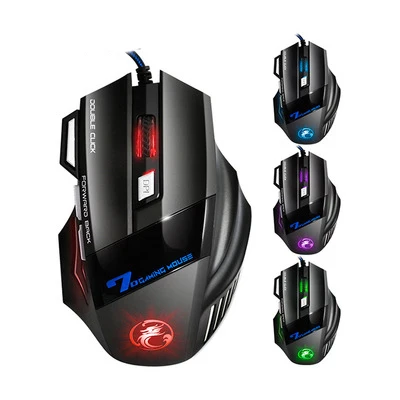 

Customized logo with Colorful Breathing Light Wired OEM shape computer Gaming Mouse