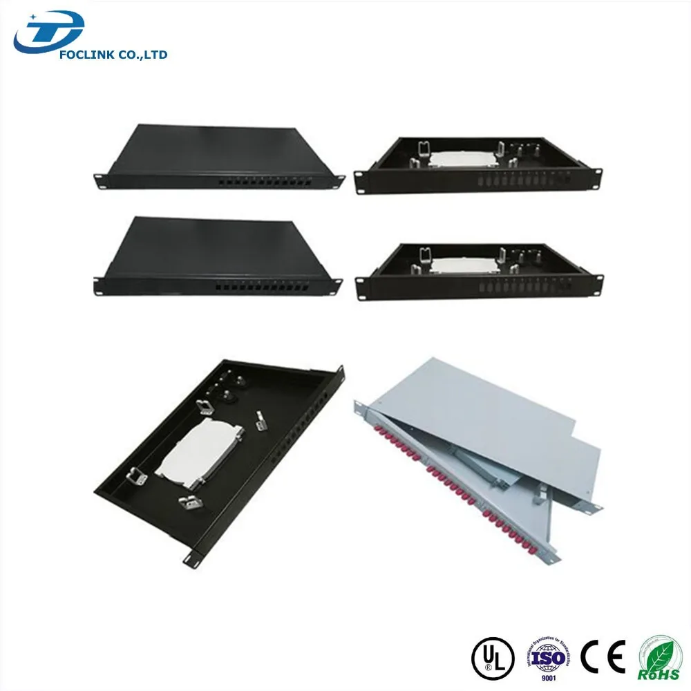 high density 2 6 8 12 24 48 core sc apc type indoor fiber patch panel