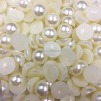 

1.5mm to 25mm flat back decorative plastic pearls in bulk