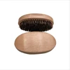 QS brand private label custom quality wooden personalized boar bristle hair brush