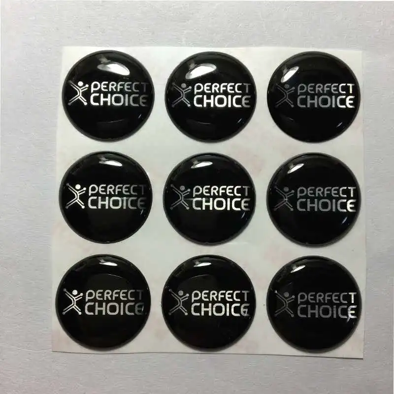 Customized Clear Decorative Epoxy Resin Dome Epoxy Sticker Buy Clear