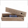 Men's Birthday Box Handmade Wooden Bow Tie Box