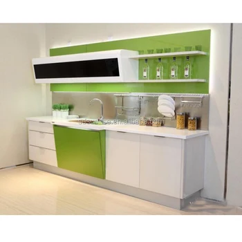Customized New Idea Acrylic Kitchen Cabinet With Kitchen Island Cabinet