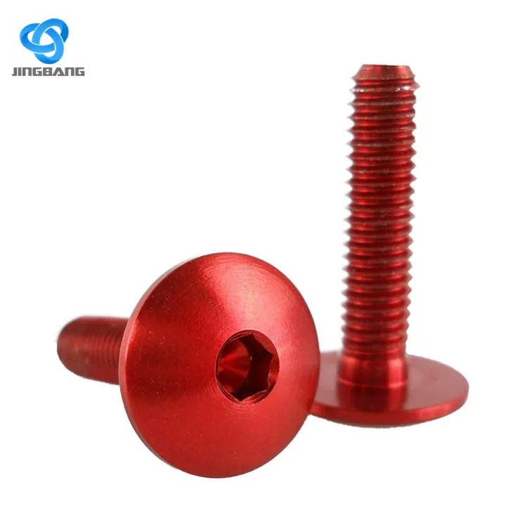 Hot Sale Customize Anodized Red Screw Aluminum Screw Bolt Buy