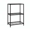 3 Tier adjustable metal steel wire shelving book storage racks shelf organizer