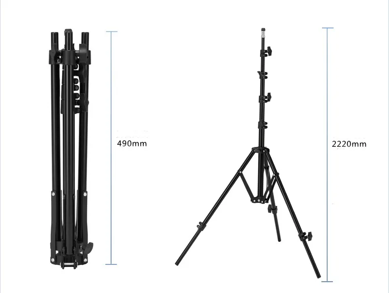 Reverse Leg Heavy Duty Light Stand Tripod Adjustable Stabilizer Legs ...