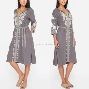 plus size linen dresses usa