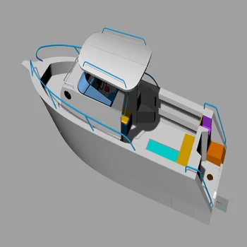24ft Australian Model Boat With Cabin Aluminum Fishing Boat Buy