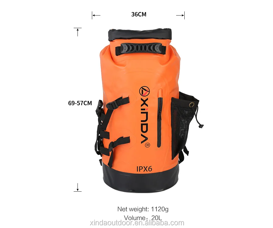 orange camping accessories