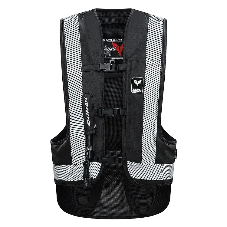 
DUHAN Fashion Reflective Advanced Air System Motorcycle Air Bag Vest Jacket 