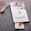 china guangzhou clothing accessories white cardboard Luxury embossed hang tag customized paper label hang tag with your own logo
