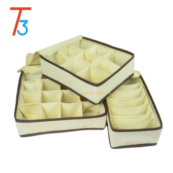 Set Of3 Or 4 Foldable Drawer Dividers Storage Boxes Closet