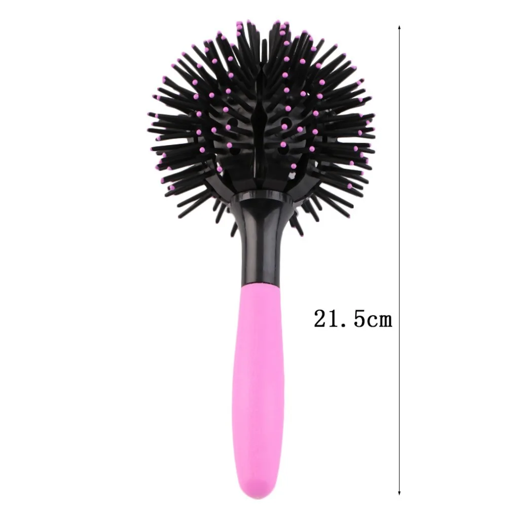 Yaeshii 3d Design Ball Beauty Hot Selling Comb Brush Plastic Bristle