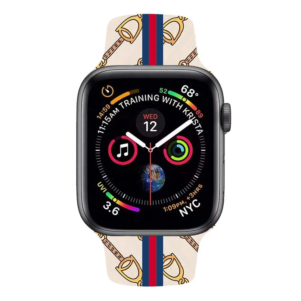 2019 Hot selling silicone strap for apple watch band,Multiple patterns suitable for more people