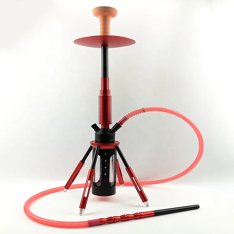 

woyu factory hot sell high quality Bar aluminum acrylic narguile hookah, Red;black;blue;red black;blue black;gold black