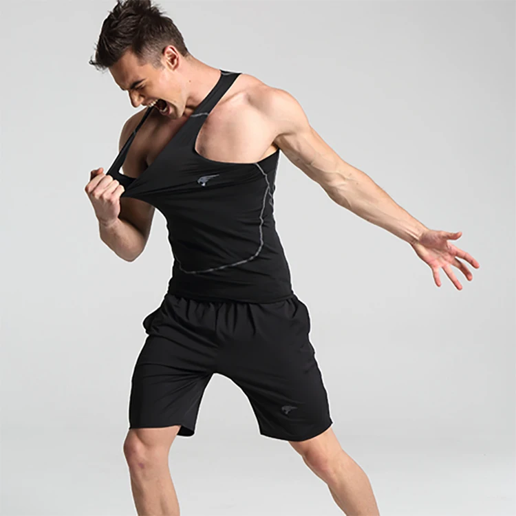 

Men Compression Base Layer Sleeveless T-Shirt Vest Tank Top Quick Dry Fitness Sport Shirts