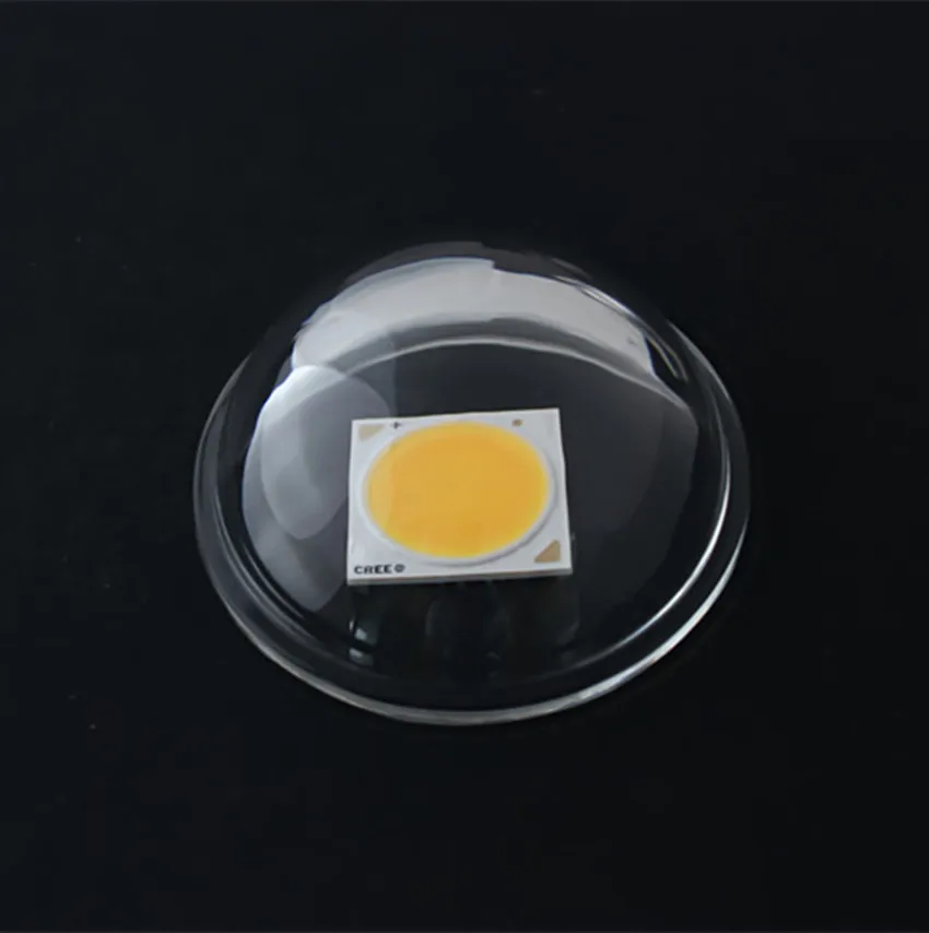 78mm Optical Glass LED Lens for High Power luminus cxm32 cob