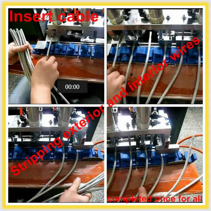 Sdb68 Wire Cut And Strip Machine,Automatic Wire Stripping,Battery