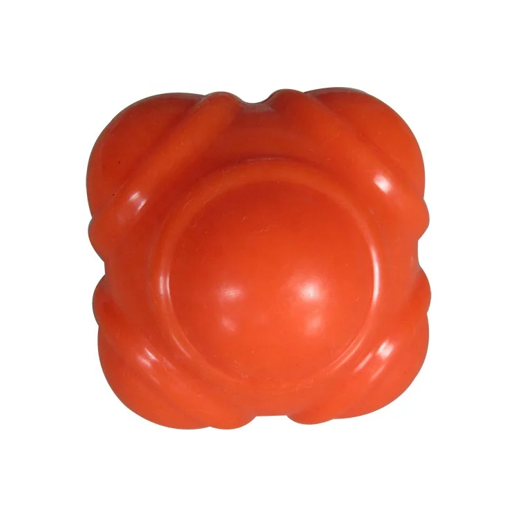 

Professional Baseball Agility Training Small Rubber Reaction Gym Ball, Orange , blue and other can be customized