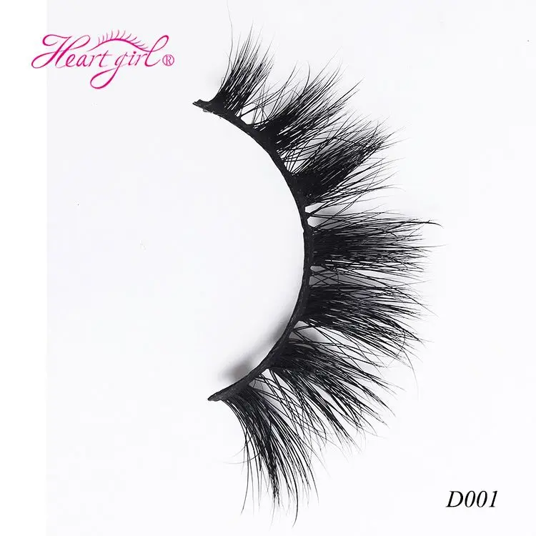 

Factory Wholesale Price Soft 100% Handmade eyelashes Real Mink Fur False Eyelash, Natural black